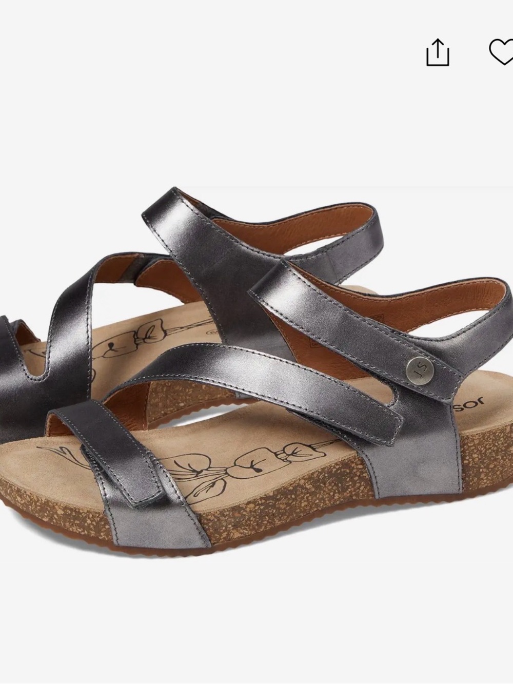 Josef Seibel Womens SIZE 37 Tonga 25 Sandals Leather Adjustable Strap